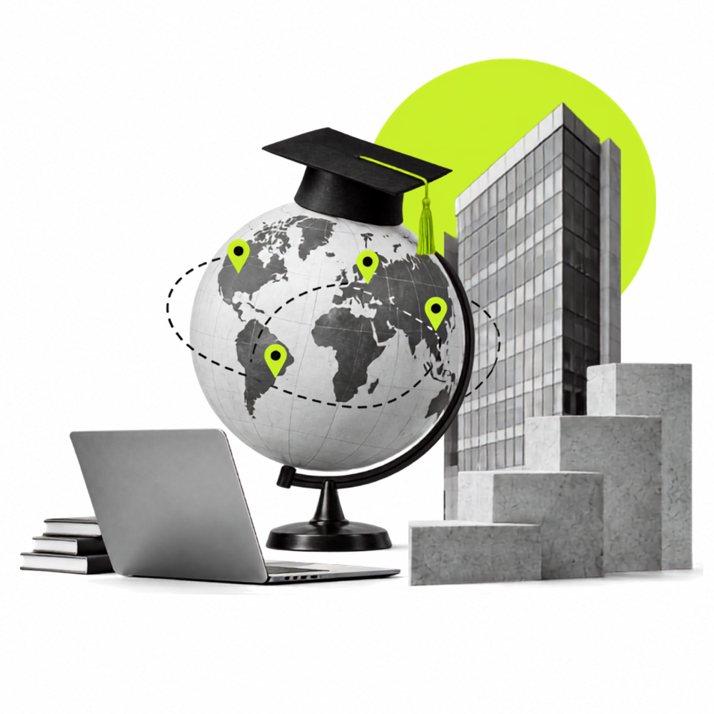 Build a global career from your community.